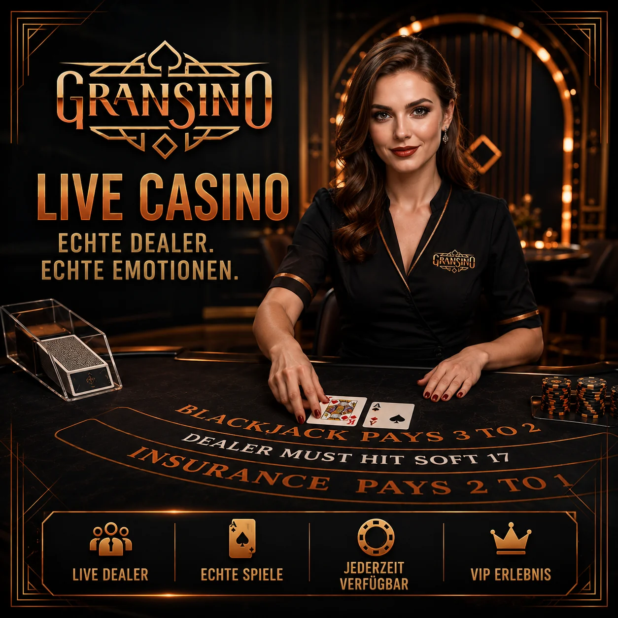 Live-Casino mit rund 1.000 Tischen